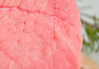 Dettaglio di coscia rotonda per carne all'albese o carpaccio