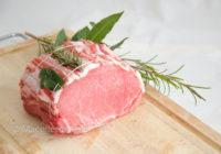 Lonza di maiale lardellata