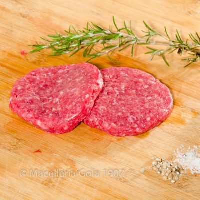Hamburger di Fassone ai peperoni