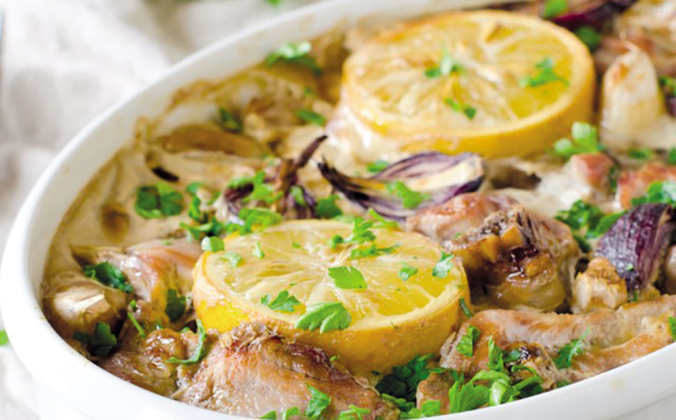 Spezzatino di coniglio al limone